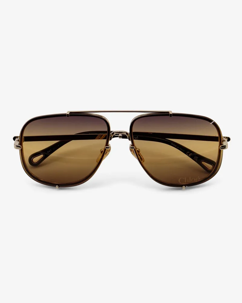 Chloé Metal sunglasses -  - gender_Woman Gold