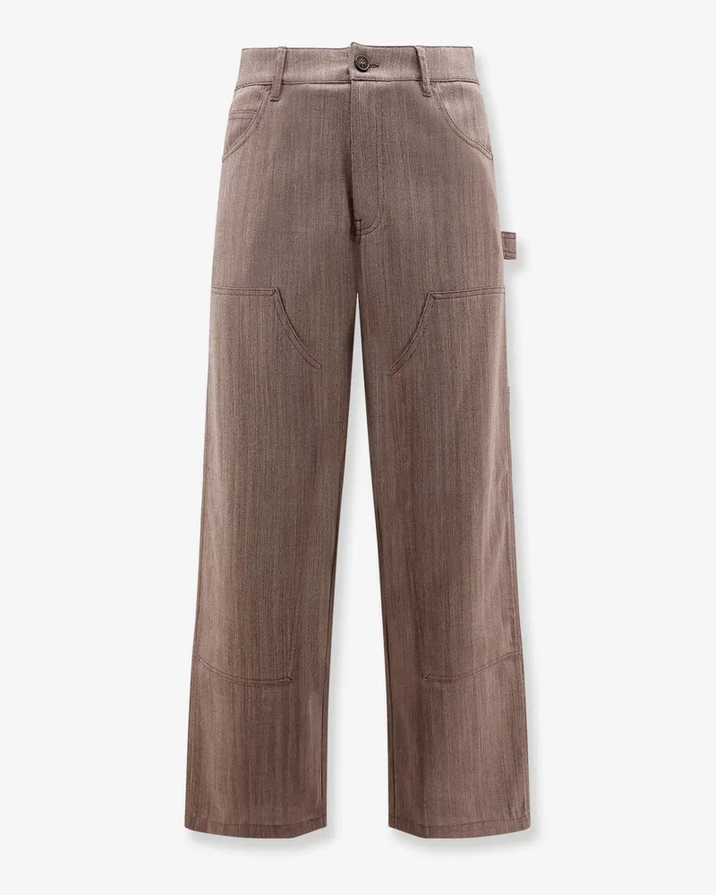 Golden Goose Marley virgin wool blend trousers -  - gender_Man Brown