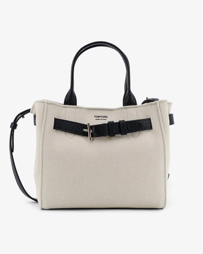 Tom Ford Audrey canvas handbag -  - gender_Woman Beige