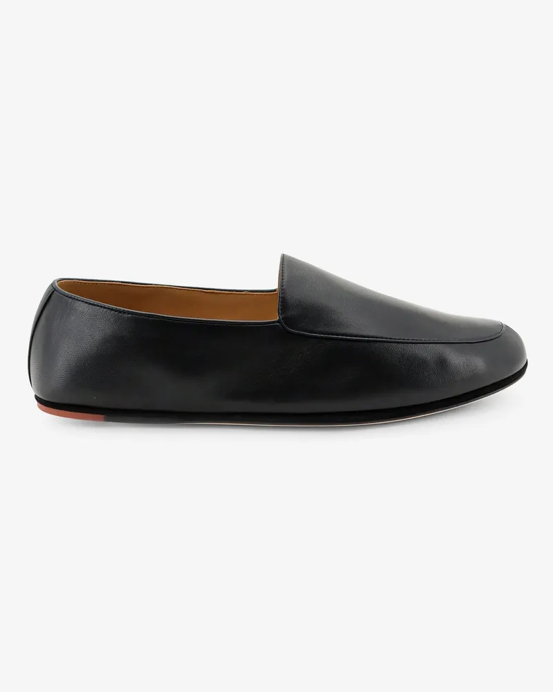 Loro Piana Anton Walk leather loafers -  - gender_Man Black
