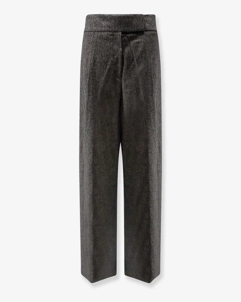 HUGO BOSS Telda viscose and virgin wool trousers -  - gender_Woman Grey