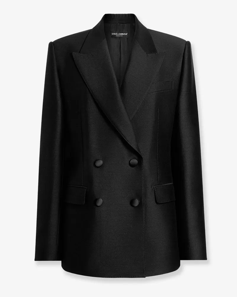 Dolce & Gabbana Double-breasted faille blazer -  - gender_Woman Black