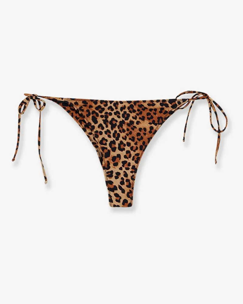 MC2 Saint Barth Nylon bikini bottoms with animal print -  - gender_Woman Animal