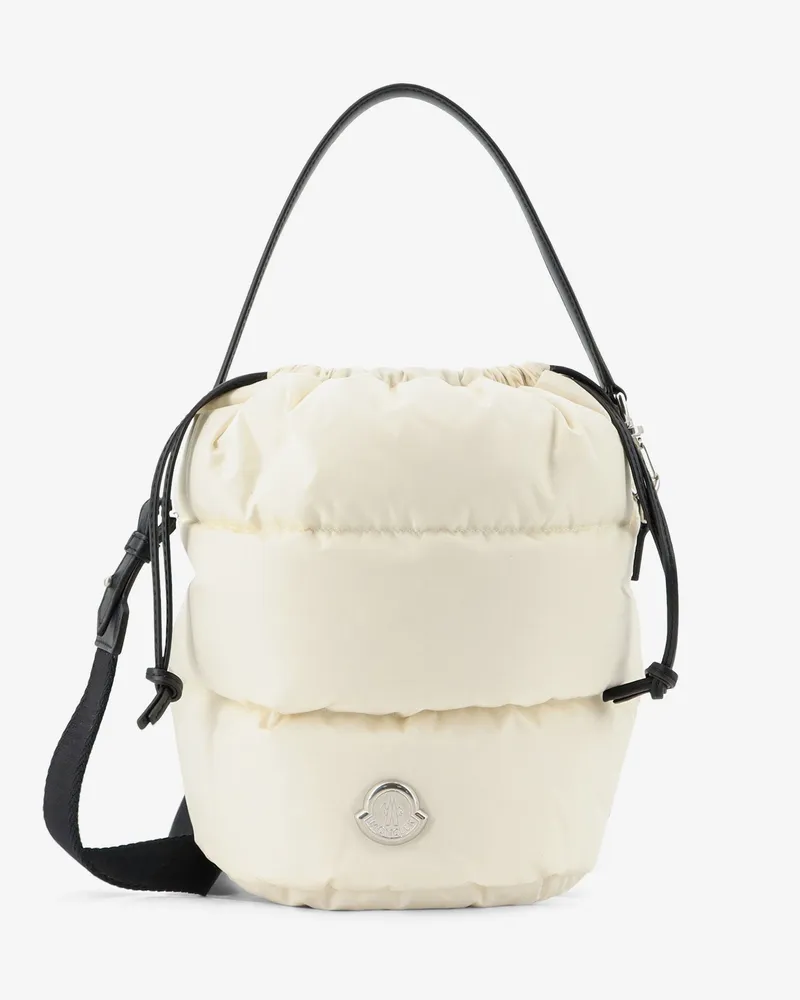 Moncler Caradoc Water-Repellent Bucket Bag -  - gender_Woman White