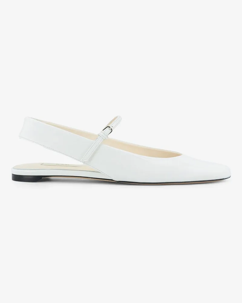 Totême Leather ballet flats -  - gender_Woman White