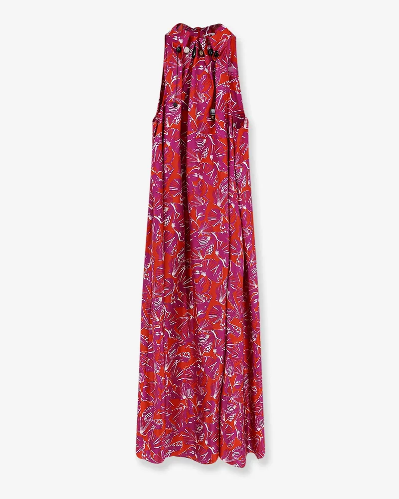 Max Mara Mxmcartone silk long dress -  - gender_Woman Red