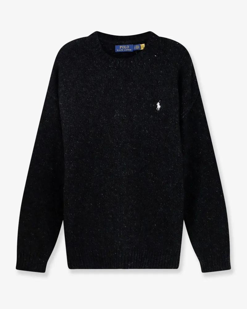 Ralph Lauren Melange wool blend sweater -  - gender_Man Black