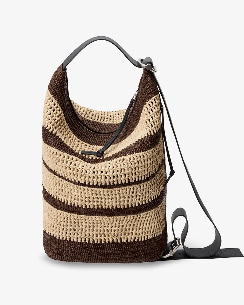 Loewe Paula's Ibiza Raffia Bucket Bag -  - gender_Man Beige