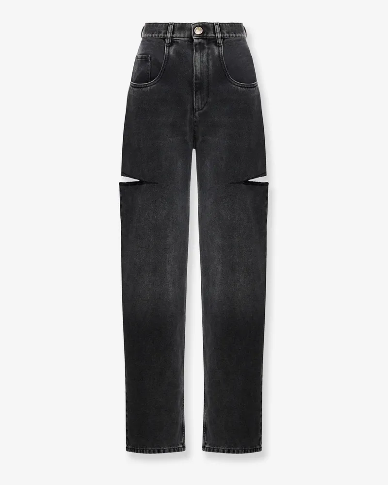 Maison Margiela Black denim trousers -  - gender_Woman Black