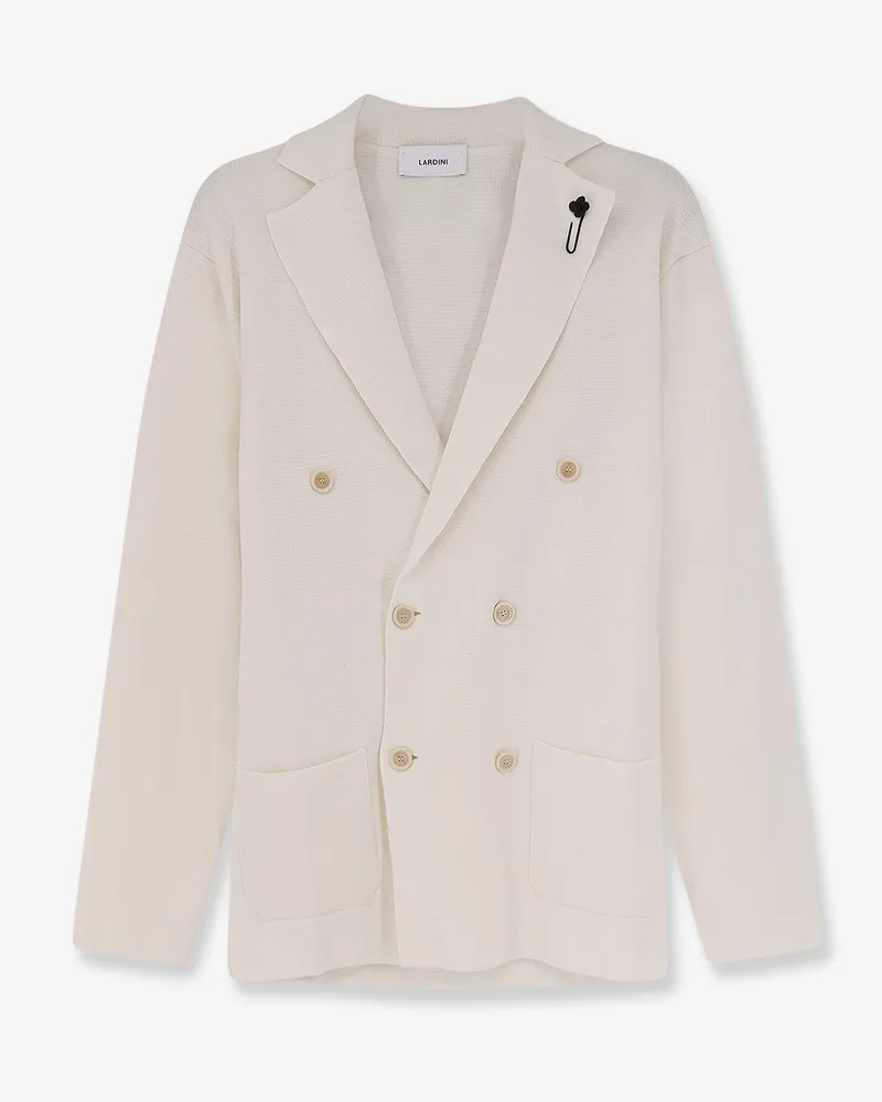 LARDINI Knitted blazer -  - gender_Man White