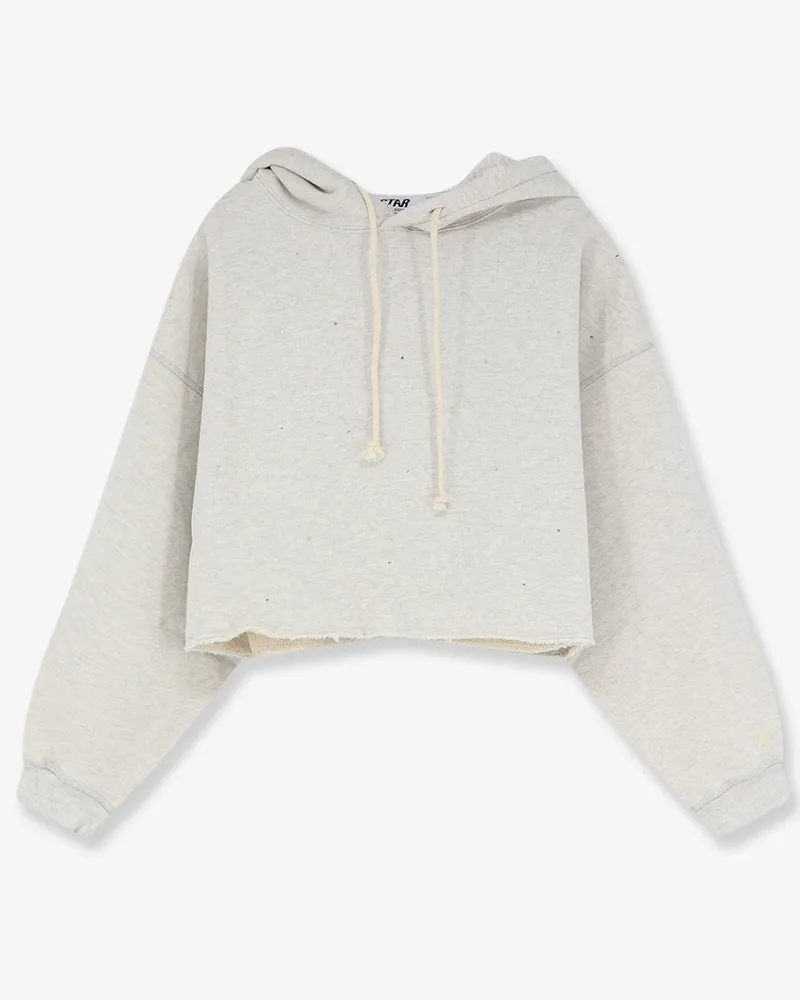 Golden Goose Cotton crop sweatshirt -  - gender_Woman Grey