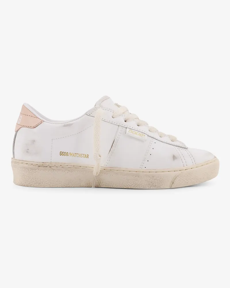 Golden Goose Matchstar leather sneakers -  - gender_Woman White