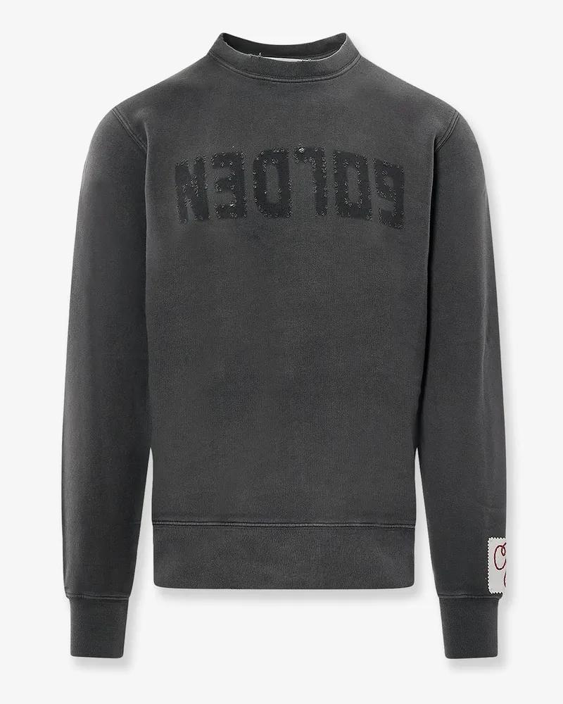 Golden Goose Archibald Distressed cotton sweatshirt -  - gender_Man Grey