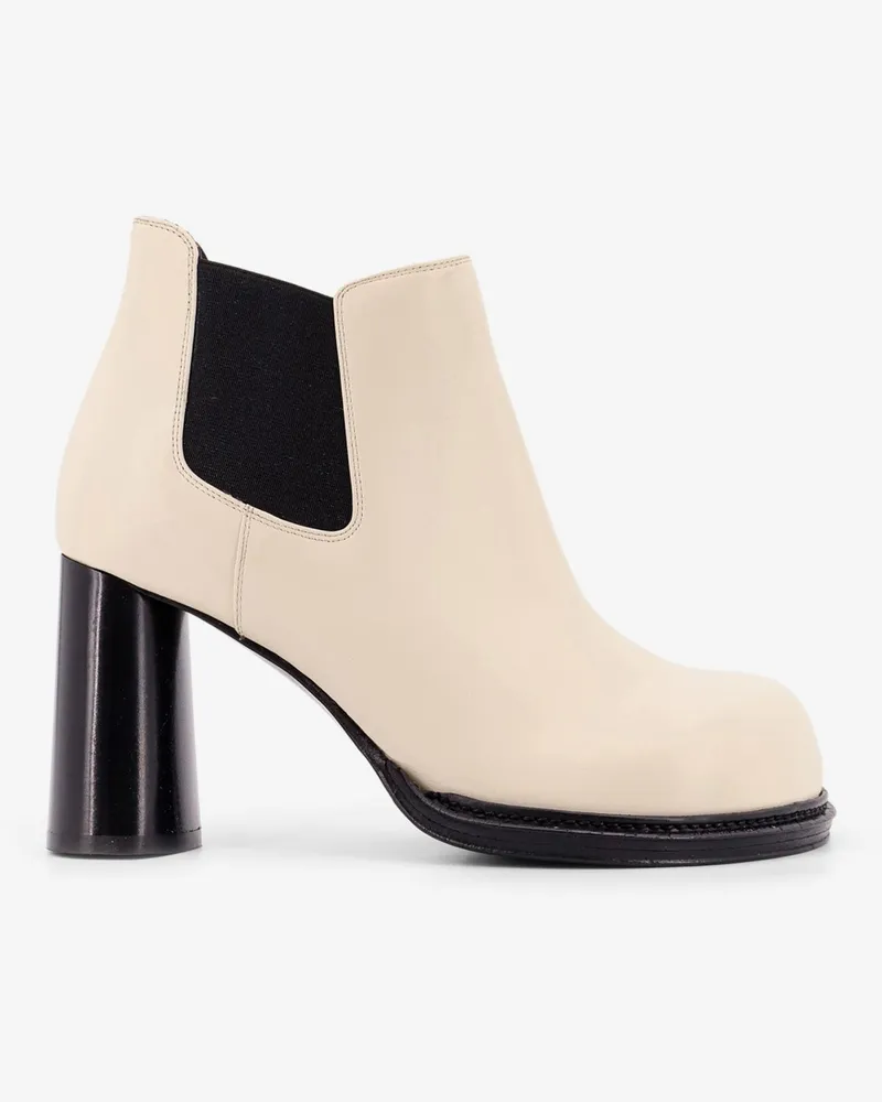 Bottega Veneta Leather ankle boots -  - gender_Woman White