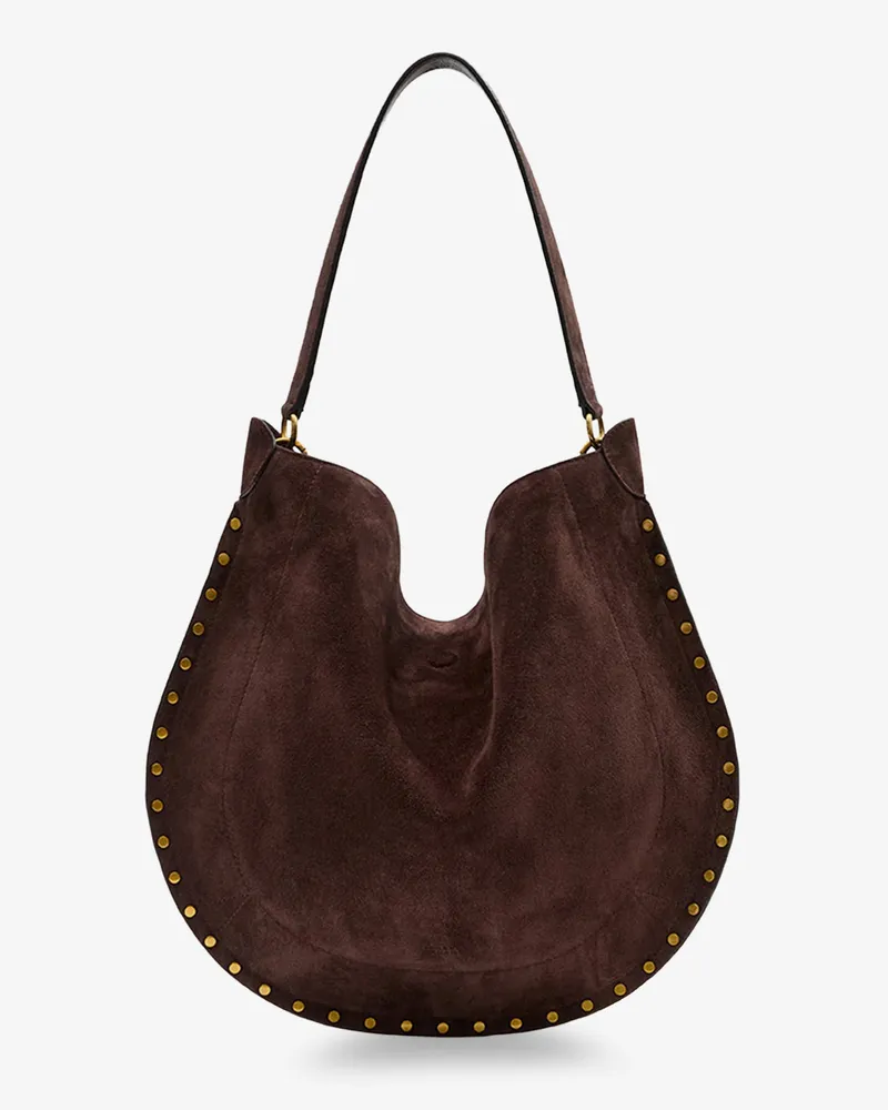 Isabel Marant Oskan Hobo Suede Shoulder Bag -  - gender_Woman Brown
