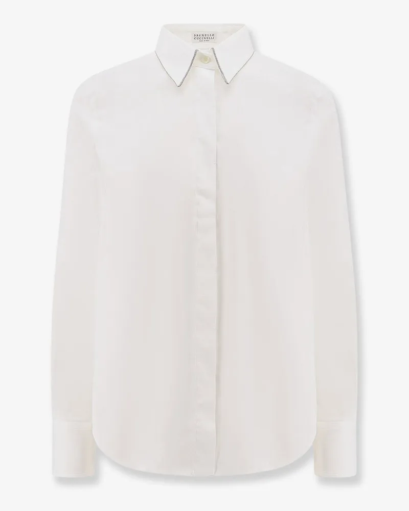 Brunello Cucinelli Cotton blend shirt -  - gender_Woman White