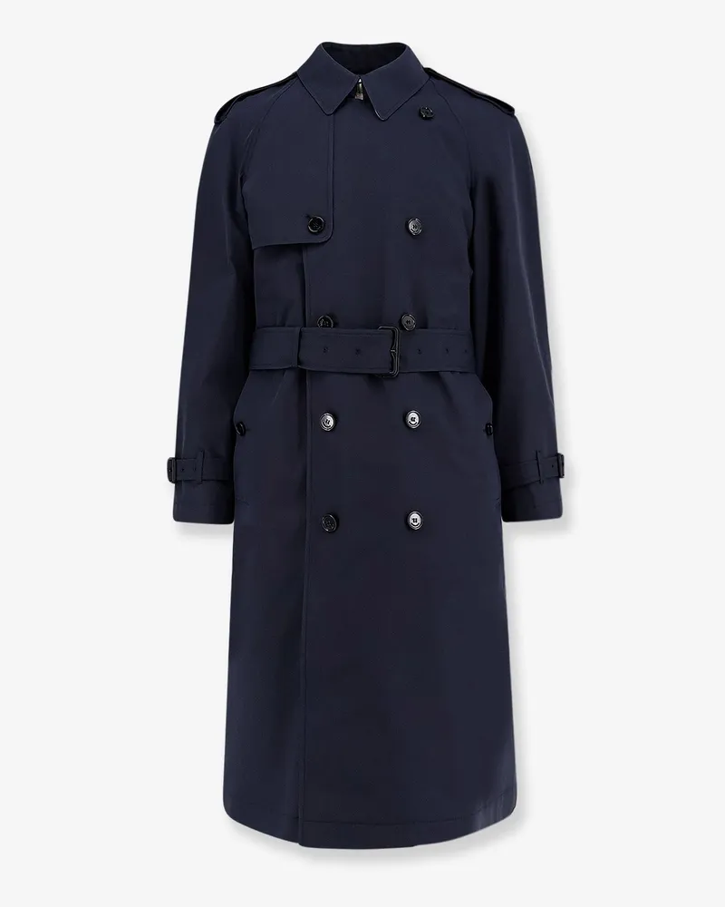 Burberry Highbury cotton blend trench -  - gender_Man Blue