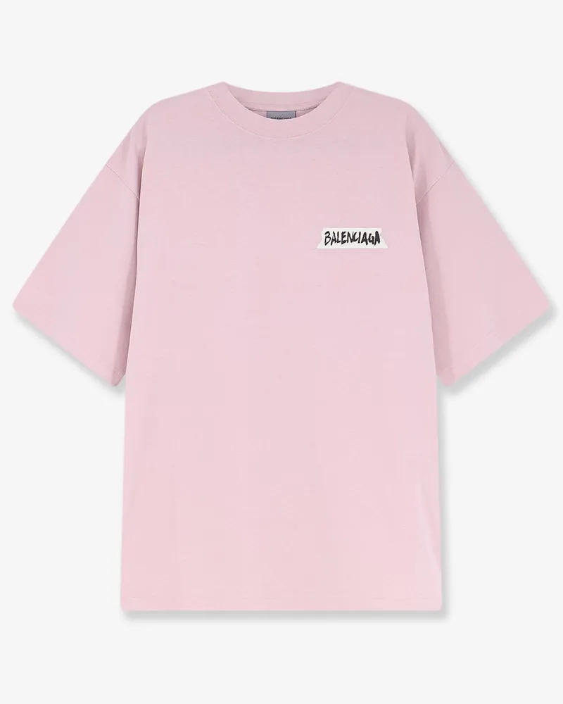 Balenciaga Cotton T-Shirt -  - gender_Woman Pink