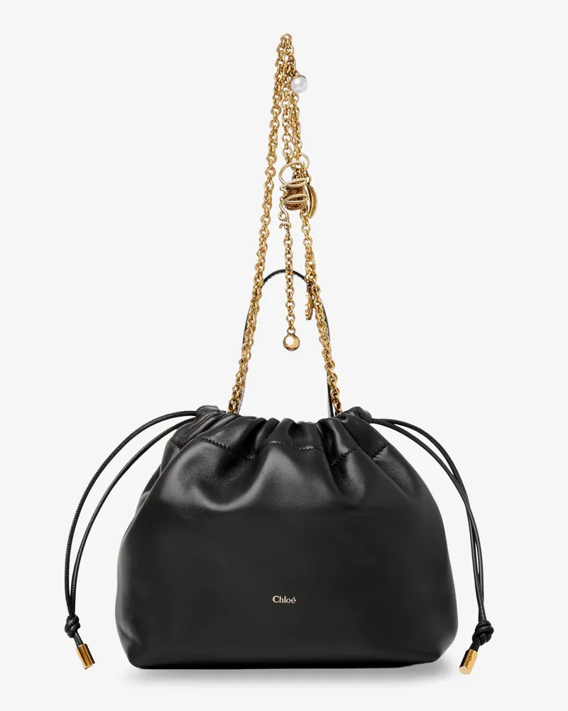 Chloé Chloé Icons leather crossbody bag with front logo -  - gender_Woman Black