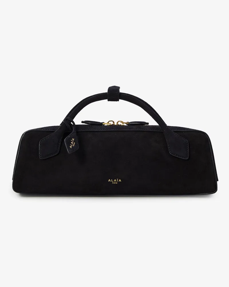 Alaïa Le Teckel Small suede shoulder bag -  - gender_Woman Blue