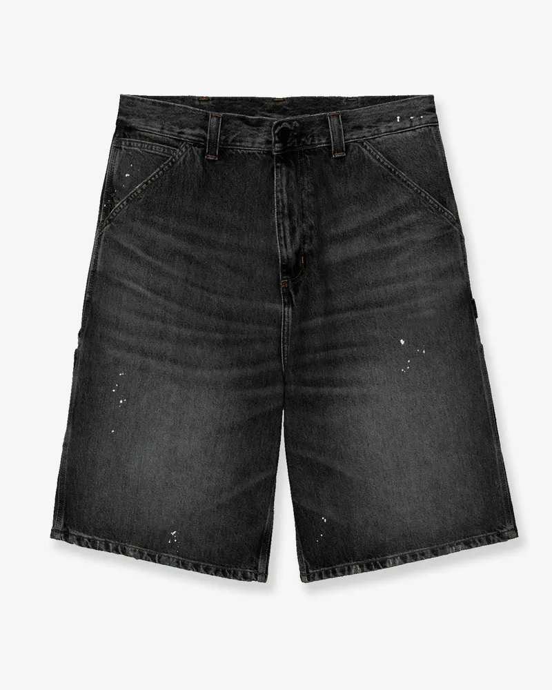 Carhartt WIP OG Single Knee Short in black denim -  - gender_Man Black
