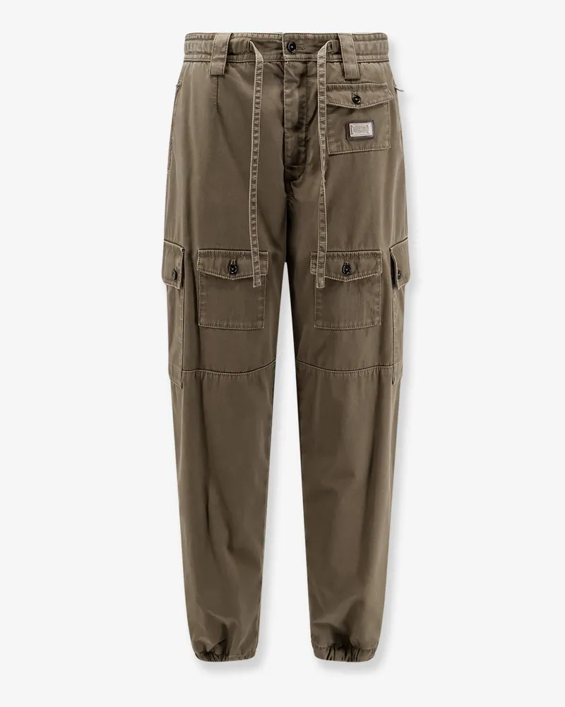 Dolce & Gabbana Cotton trousers -  - gender_Man Green