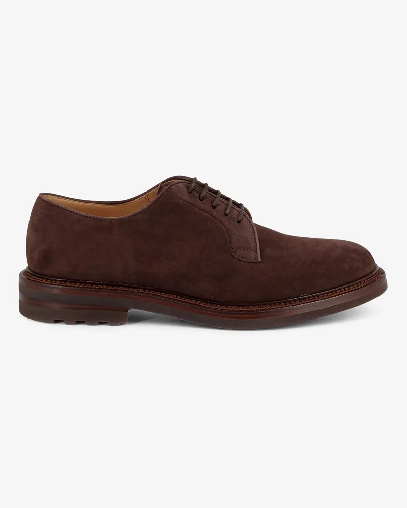 Brunello Cucinelli Suede lace-up -  - gender_Man Brown