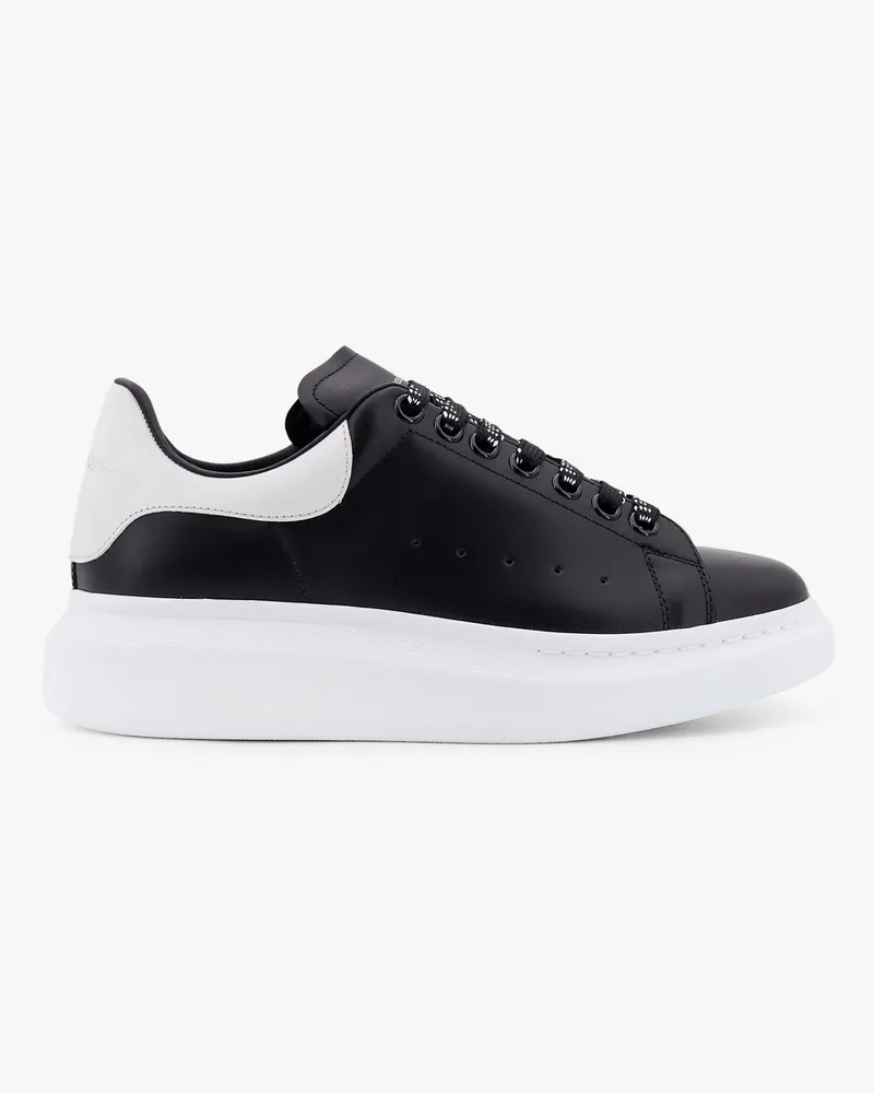 Alexander McQueen Larry leather sneakers with logo detail -  - gender_Man Black