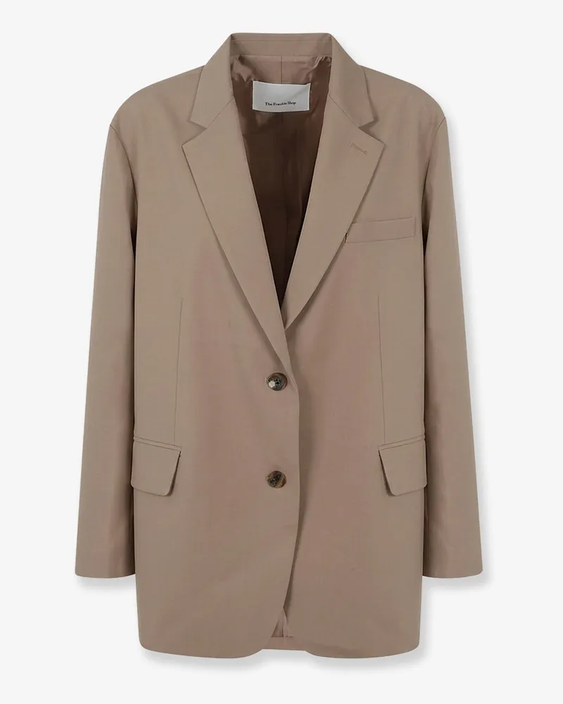 FRANKIE Shop Bea oversized blazer -  - gender_Woman Beige
