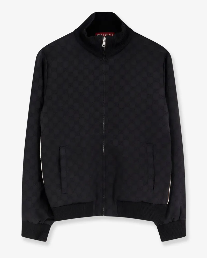 Gucci Viscose blend sweatshirt with all-over GG motif -  - gender_Woman Black