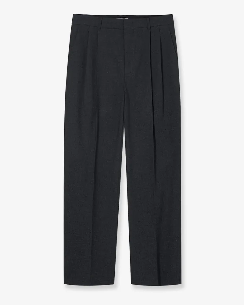 Dunst Tailored trousers with pleats -  - gender_Man Grey