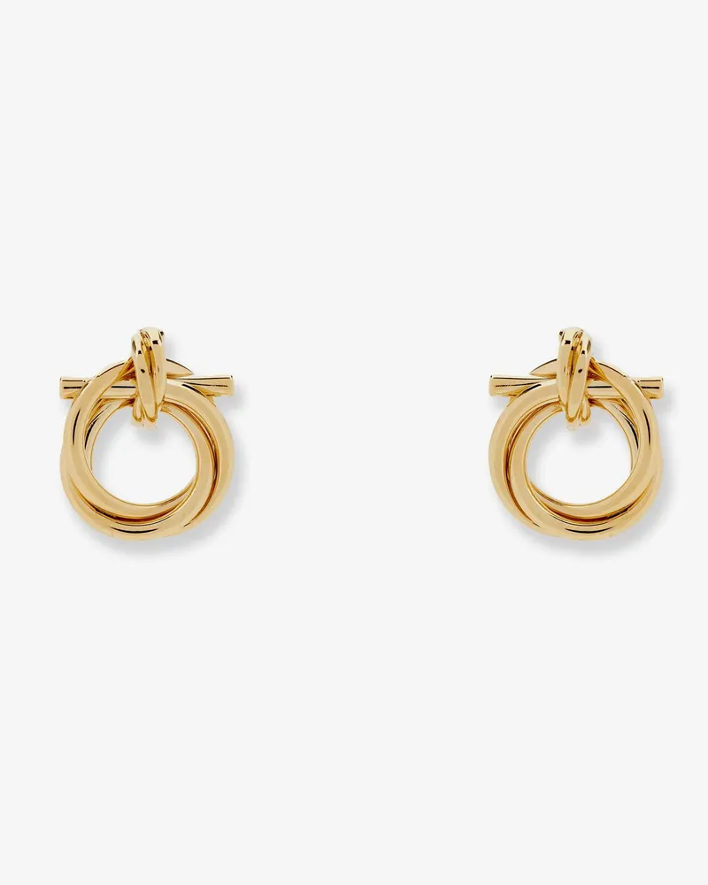 Ferragamo Brass earrings -  - gender_Woman Gold