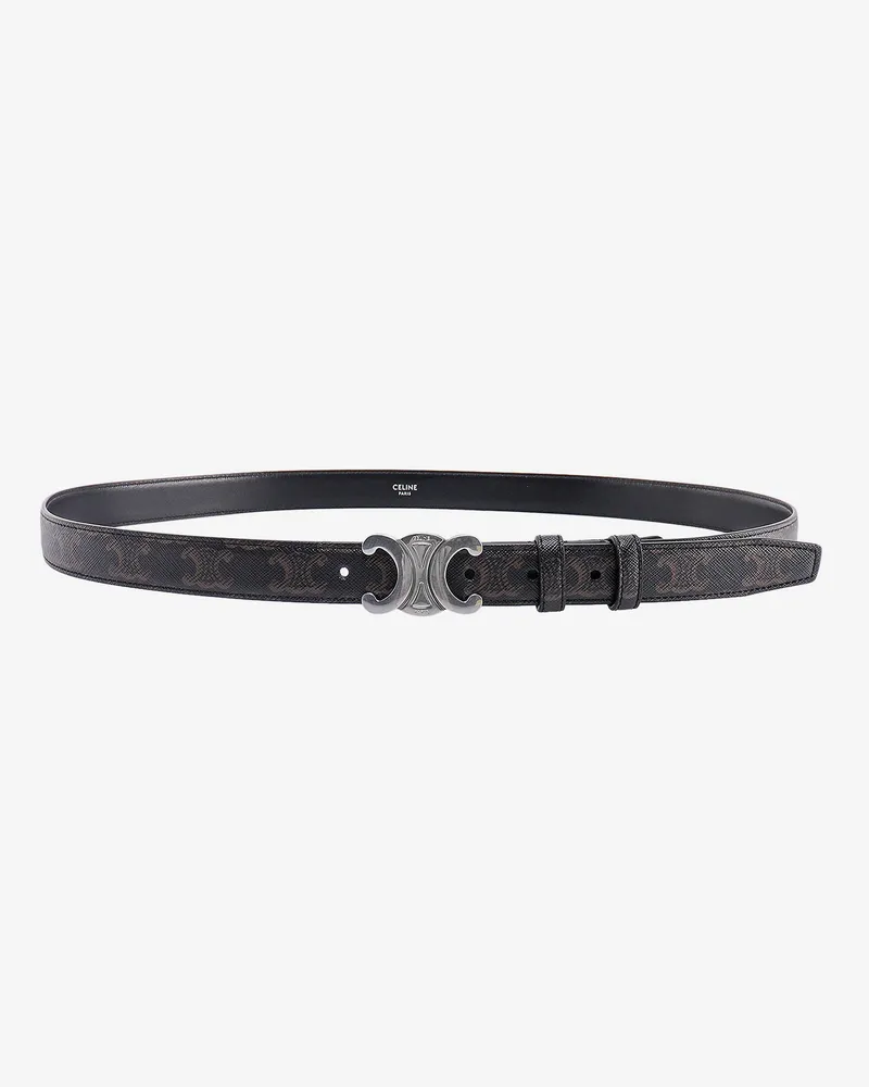 Celine Coated Triomphe canvas belt -  - gender_Man Brown