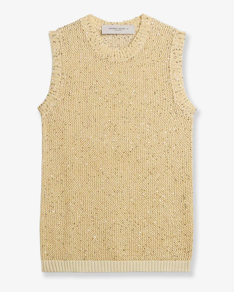 Golden Goose Melyssa sequin sweater -  - gender_Woman Beige