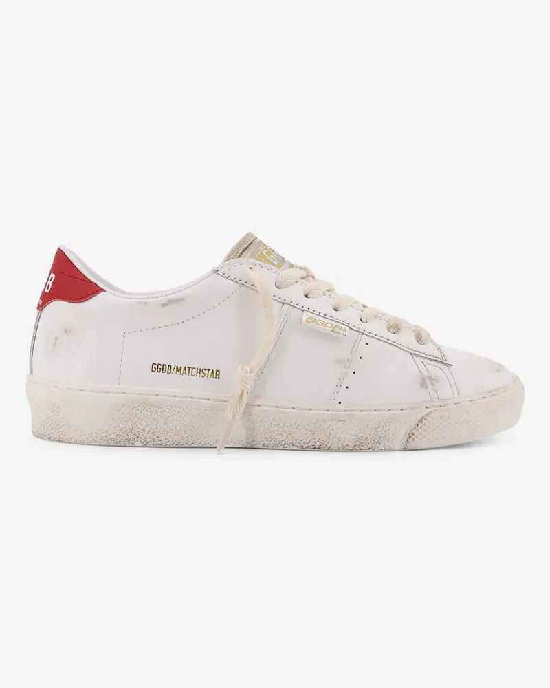Golden Goose Matchstar leather sneakers -  - gender_Woman White
