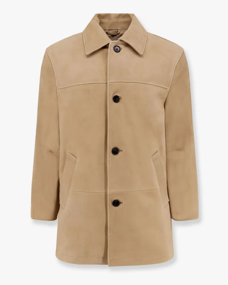 Dunst Suede jacket -  - gender_Man Beige