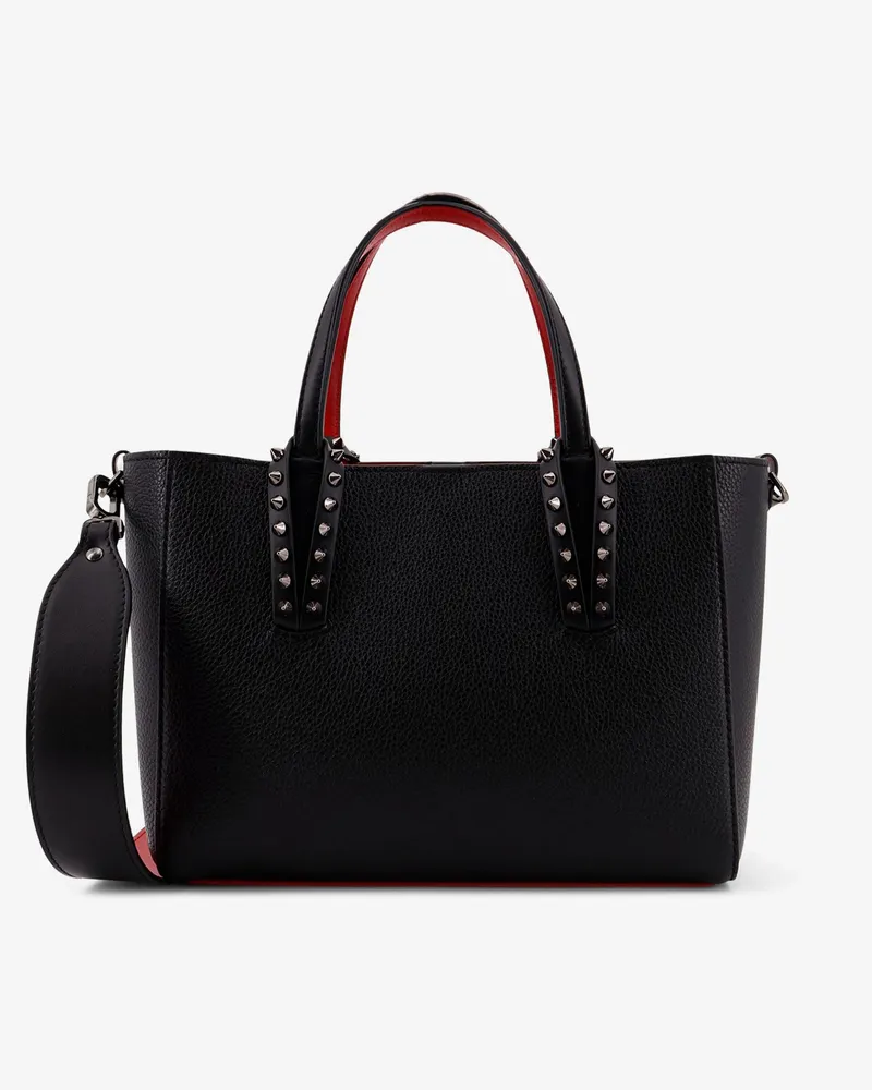 Christian Louboutin Cabata leather shoulder bag with studs -  - gender_Woman Black