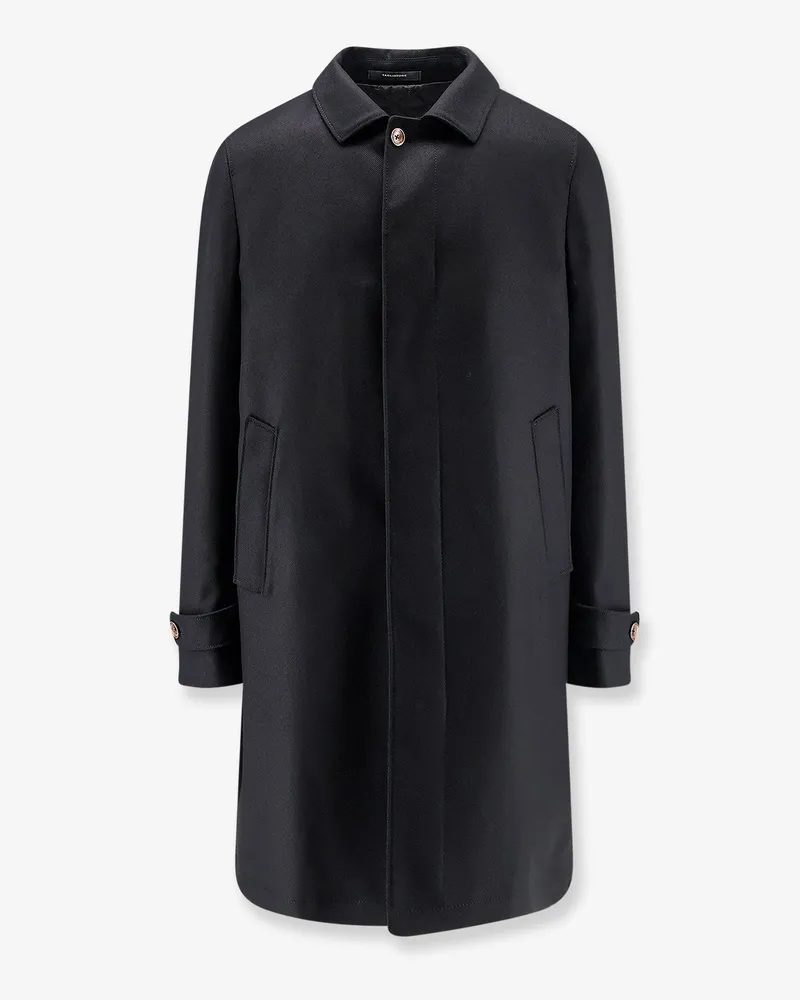 Tagliatore Water repellent virgin wool coat -  - gender_Man Black
