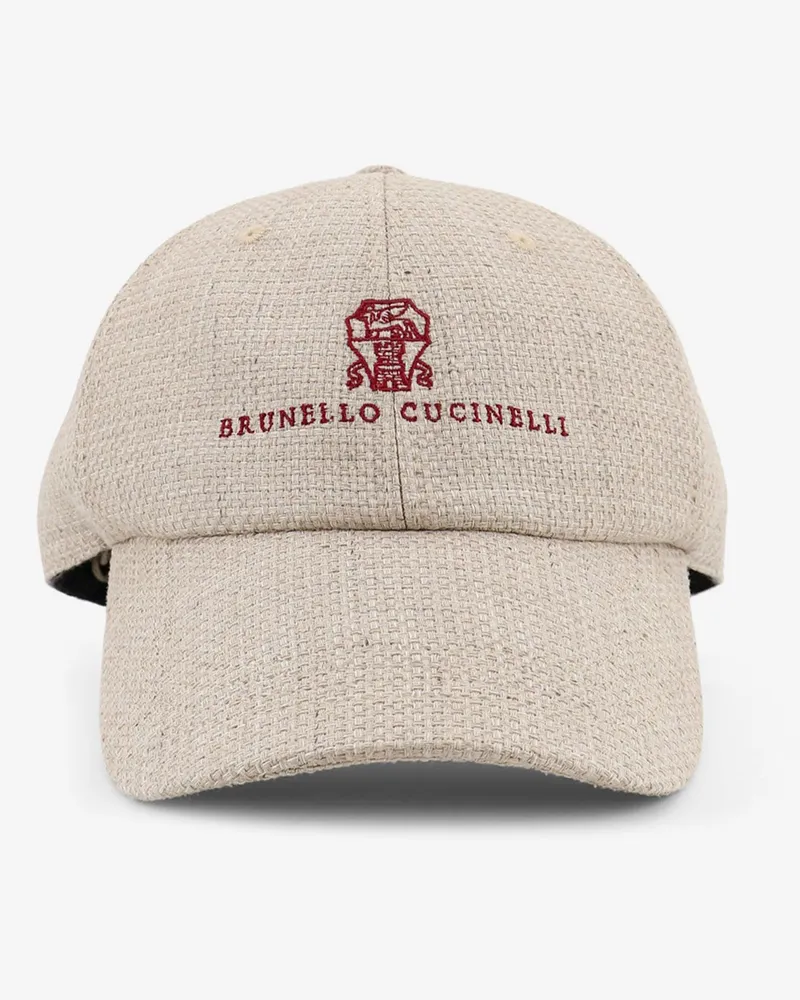 Brunello Cucinelli Silk, linen and wool hat -  - gender_Man Beige