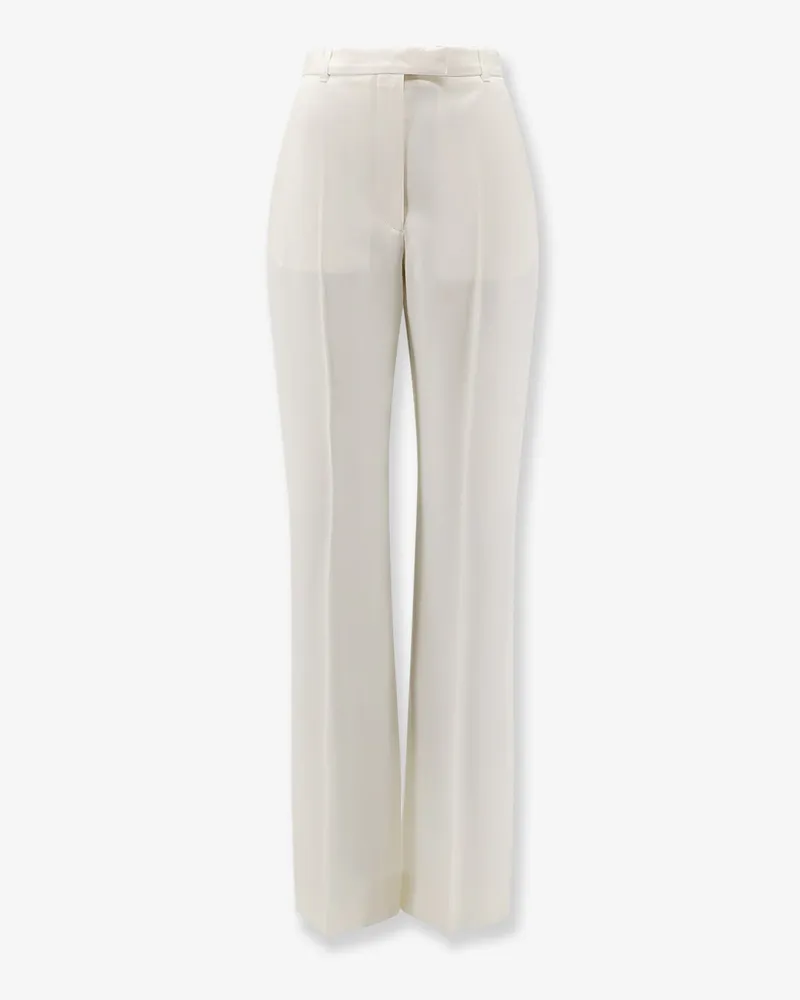 Alexander McQueen Wool trousers -  - gender_Woman White