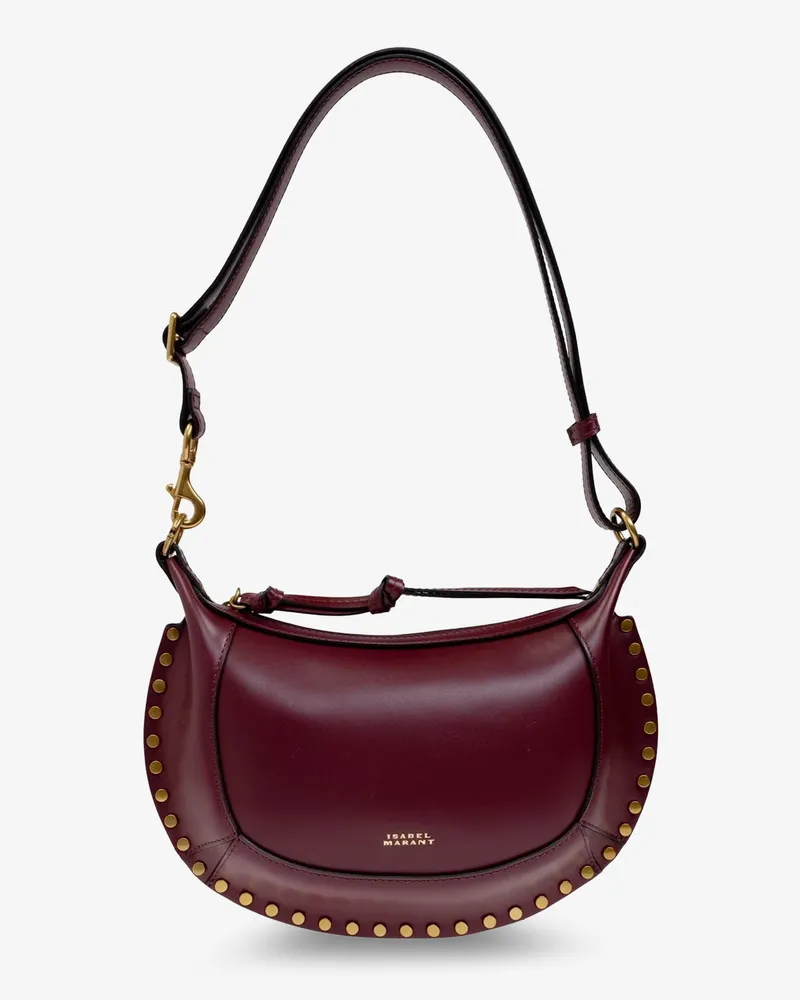 Isabel Marant Oskan Moon Leather crossbody bag -  - gender_Woman Purple