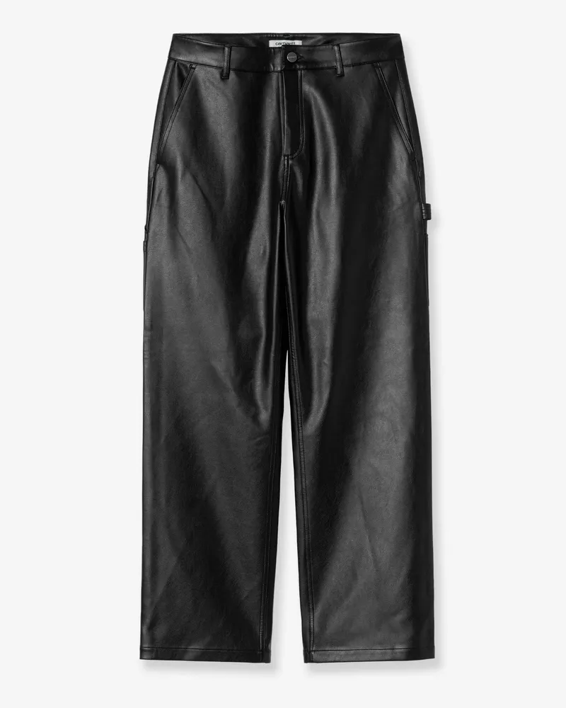 Carhartt WIP Women's Arizona faux leather trousers -  - gender_Woman Black