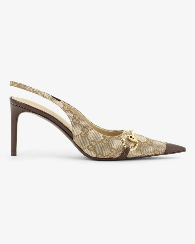 Gucci GG fabric décolleté -  - gender_Woman Beige