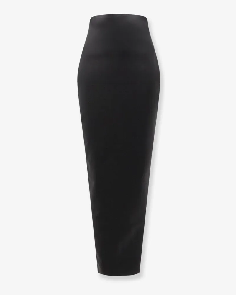 Rick Owens Dirt Pillar Long Stretch Wool Blend skirt -  - gender_Woman Black