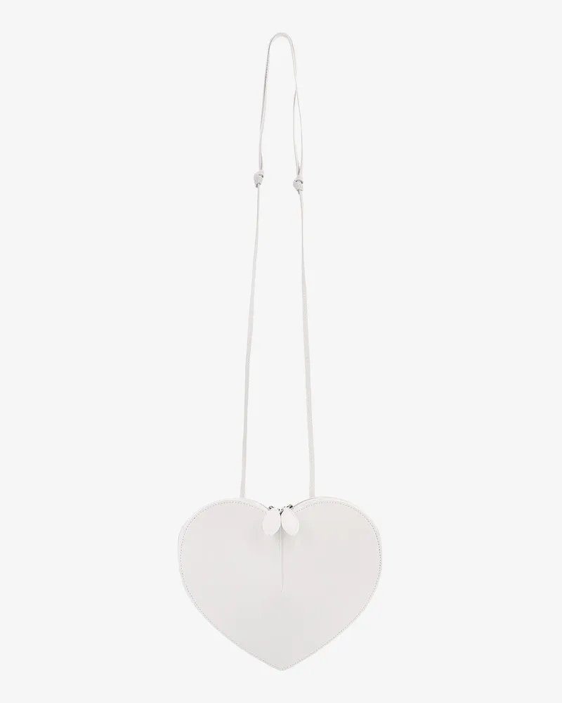 Alaïa Le Coeur leather crossbody bag -  - gender_Woman White