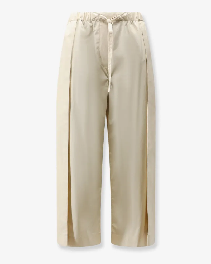 Loewe Paula's Ibiza - Cropped cotton trousers -  - gender_Woman Beige