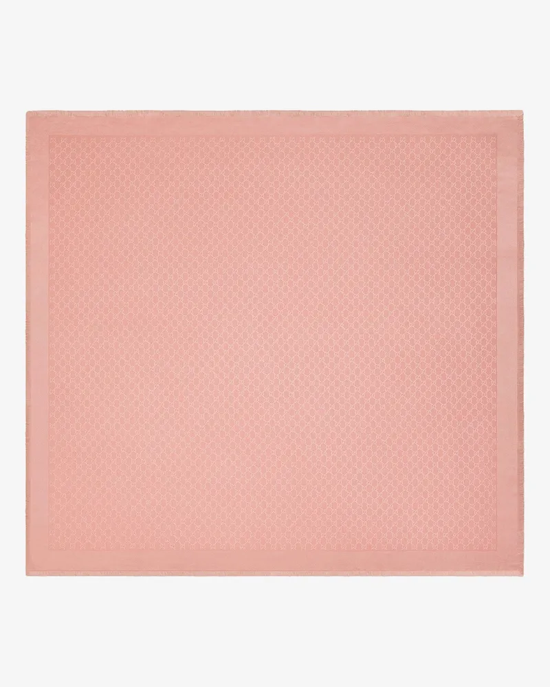 Gucci GG silk and wool shawl -  - gender_Woman Pink