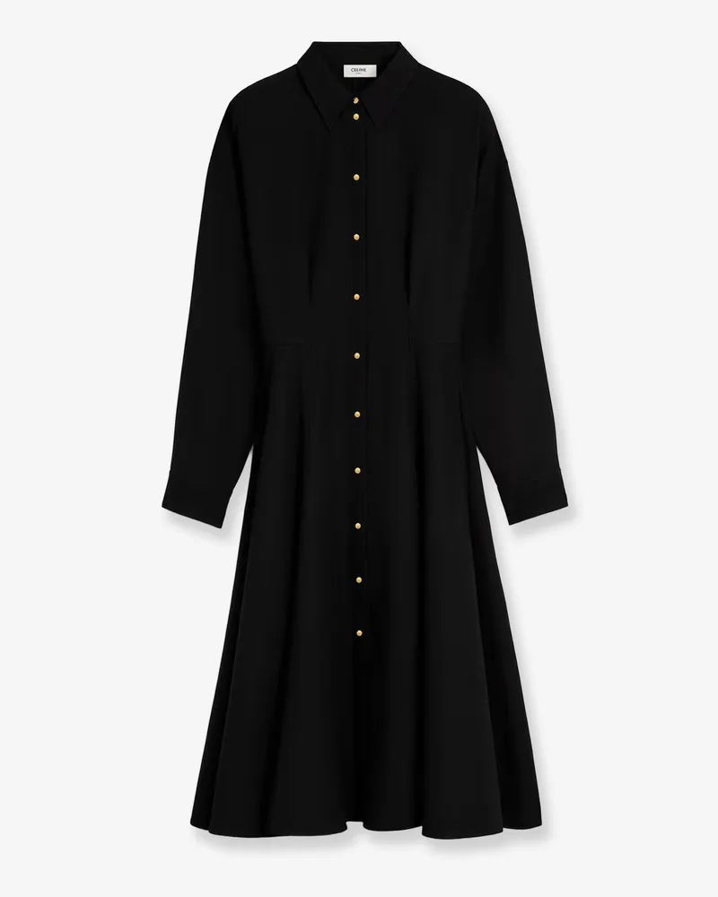 Celine Wool chemisier dress -  - gender_Woman Black