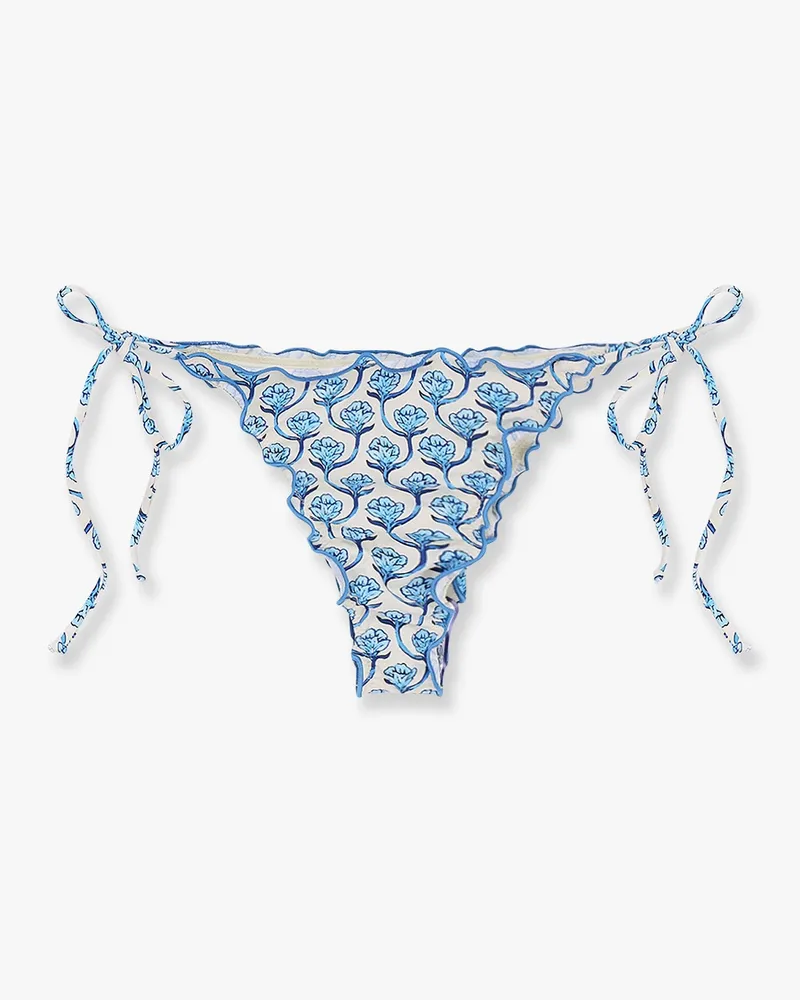 MC2 Saint Barth Miami nylon bikini slip -  - gender_Woman Blue
