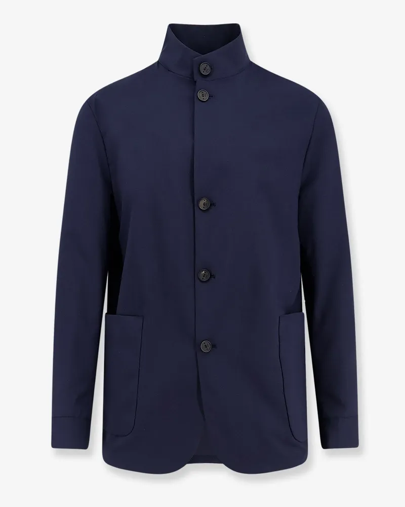 Hevò Casalvecchio wool blend jacket -  - gender_Man Blue